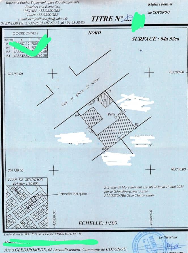 PARCELLE À VENDRE